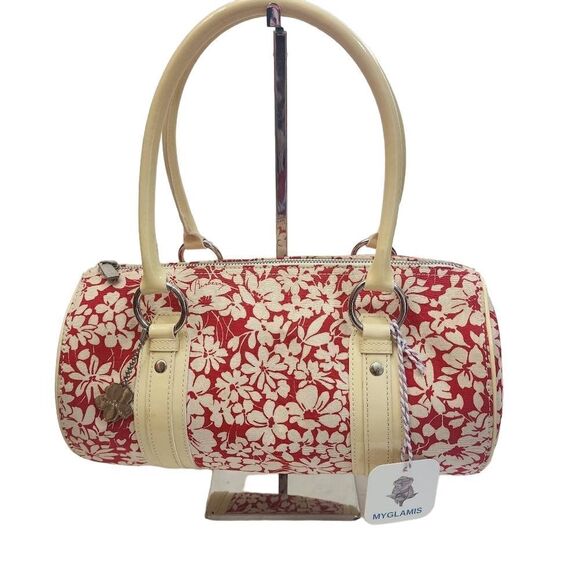 Burberry Handbags - Authentic BURBERRY multicolor floral barrel bag